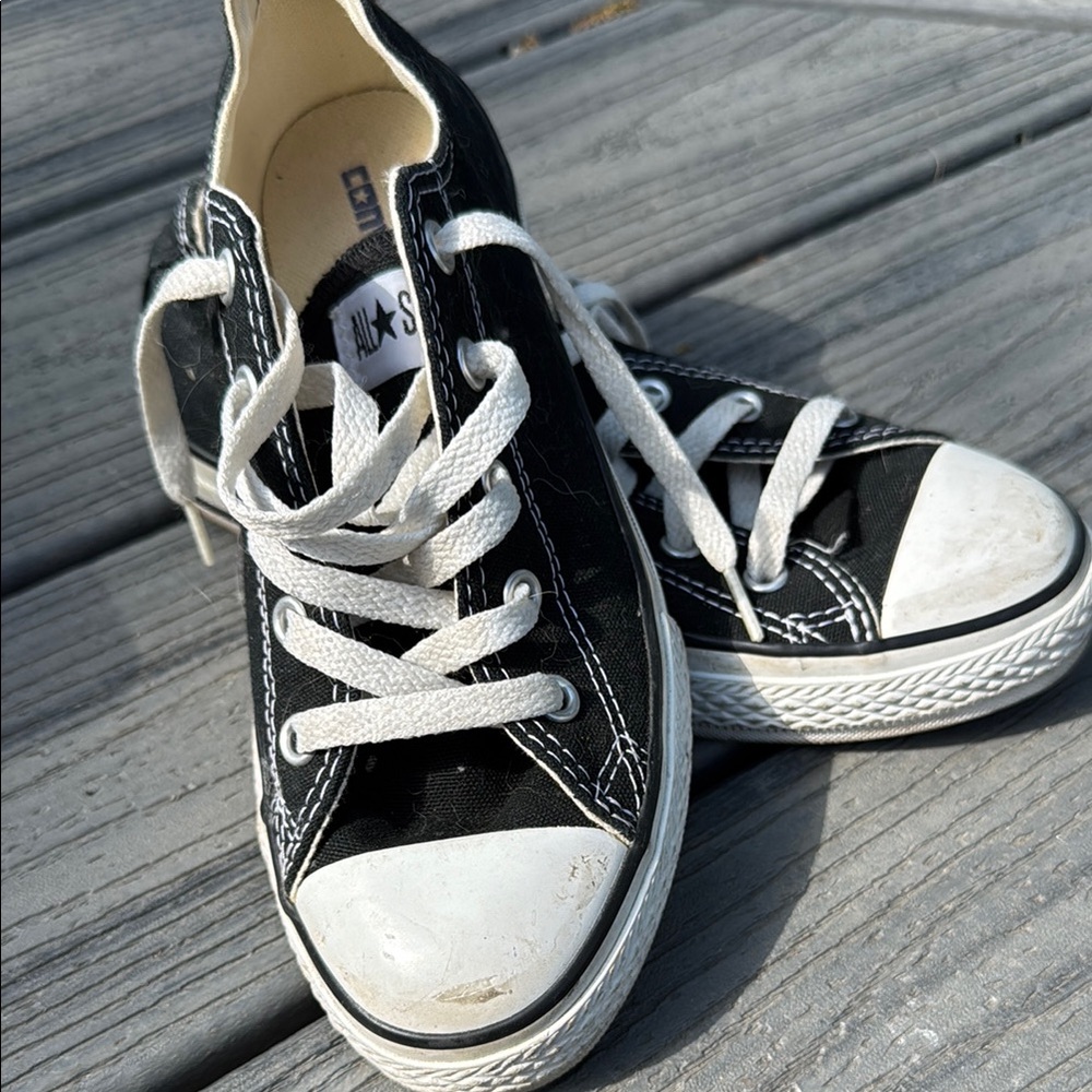 Converse Black and White Chuck Taylor Sneakers